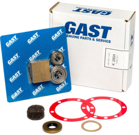 Gast K208 Repair Kit Air Motor Yale 645378800 for sale online 